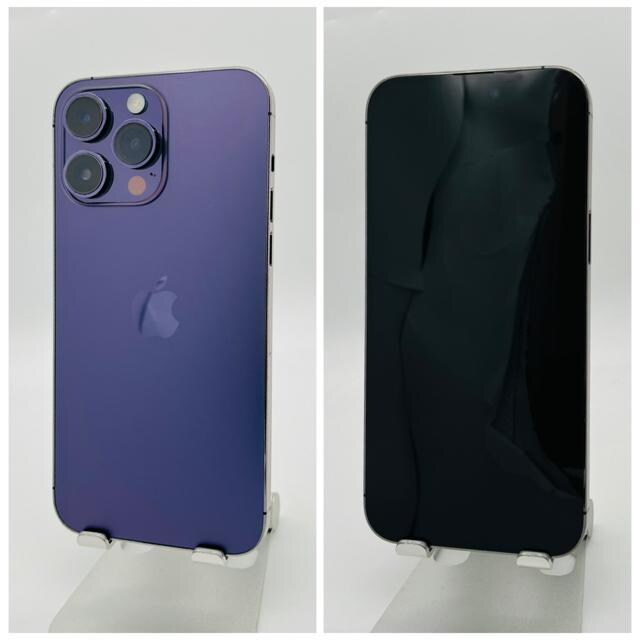 B 100 iPhone 14 Pro Max 256 GB SIMt[ {  Ɠd/AV 