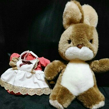 新品 うさぎ ぬいぐるみ ウサギ 兎 昭和 レトロ ファンシー 人形