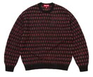 Supreme Flowers Metallic Sweater Black L