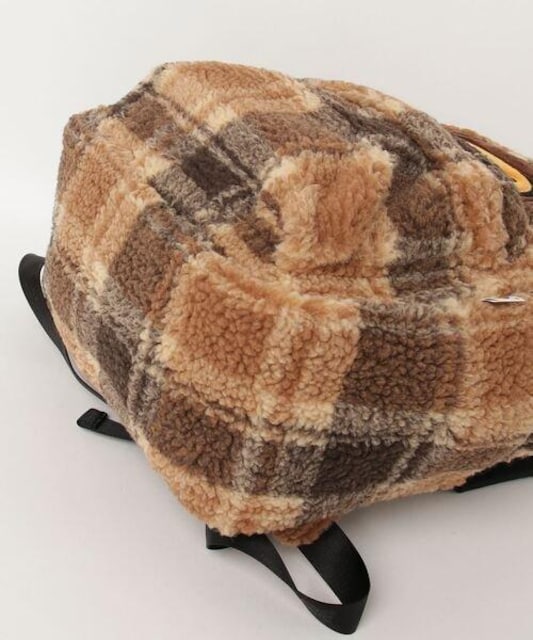 BABY MILO FAUX FUR CHECK MEDIUM BACKPACK^xr[}CtFCNt@[`FbNobNpbN  uh 