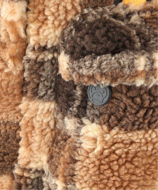 BABY MILO FAUX FUR CHECK MEDIUM BACKPACK^xr[}CtFCNt@[`FbNobNpbN  uh 