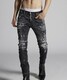 VifB[XNGA[h@NbVXSUPER TWINKY/Trash Black Wash Skater Jeans48