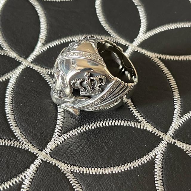 山下智久着用◇新品◇JUSTIN DAVIS◇FREEDOM RING◇13号◇スカル