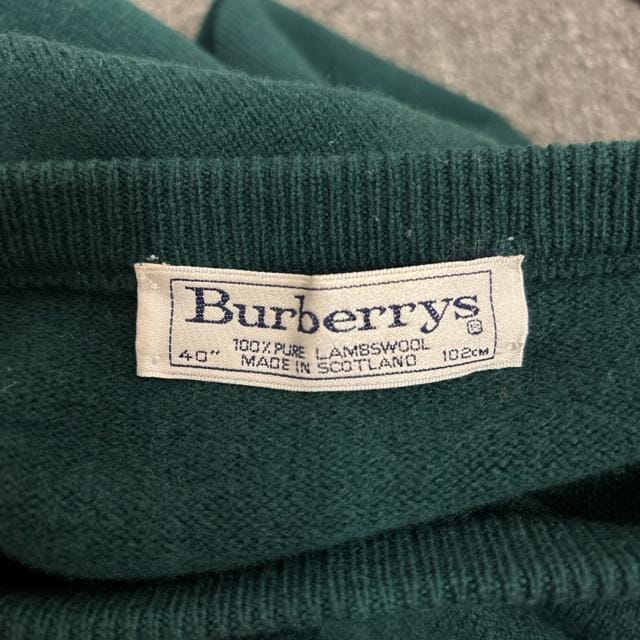 BURBERRYS o[o[ 100% PURE LAMBSWOOL Z[^[  uh 