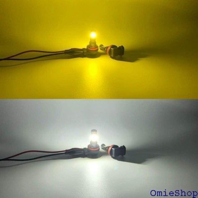 MAZERO LEDtHOv H8 H11 H16 t@X ̌^ 12V ԗp LEDCg 2 283  /oCN