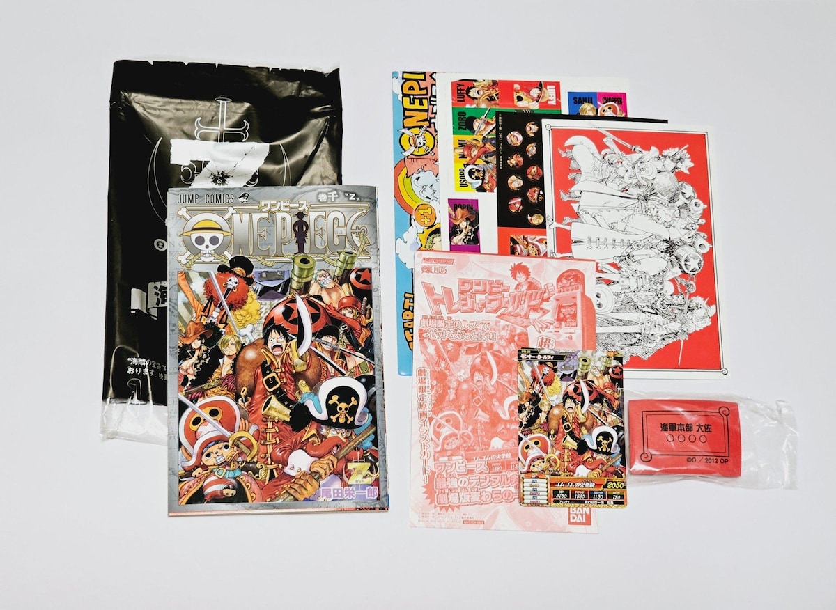 ② ONE PIECE 千巻 Z 本 ポストカード ステッカー カード