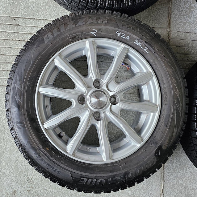 weds JOKER 14C` 5.5J +48 4 PCD100 uaXgBLIZZAK VRX2 175/65R14  /oCN