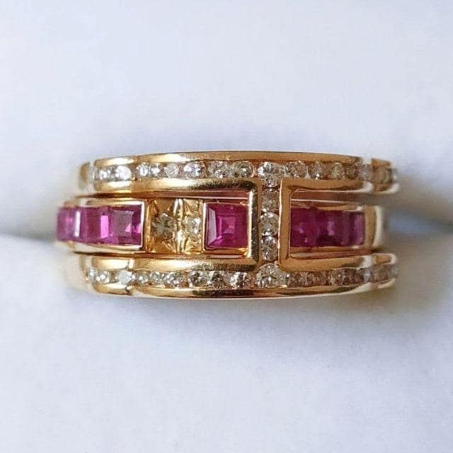 _Ch~r[ O K18YG 0.90ct 0.37ct 8.1g   ANZT[/v 
