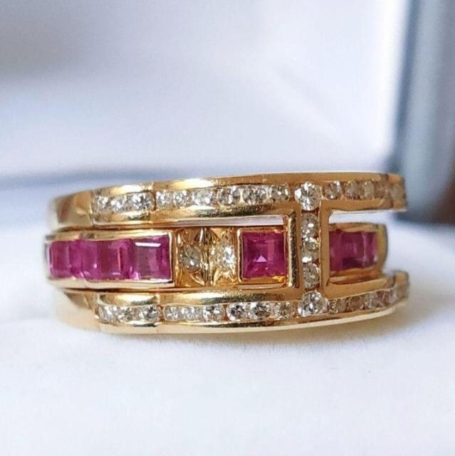 _Ch~r[ O K18YG 0.90ct 0.37ct 8.1g  ANZT[/v 