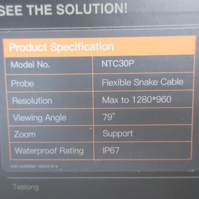 Teslong J t@Co[XR[v nspection Camera NTC30P TESLONG USB-C  Ɠd/AV 