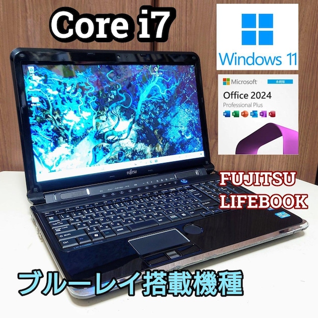 FUJITSU LIFEBOOK Corei7 8GB SSD256GB u[C Windows11 WebJ   PC{/Ӌ@ 
