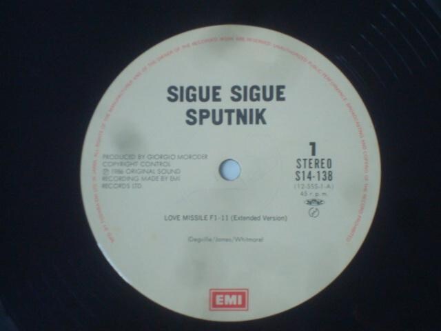 LOVE MISSILE / HACK ATTACK@ SIGUE SIGUE SPUTNIK @ѕt12inc  CD/DVD/rfI 