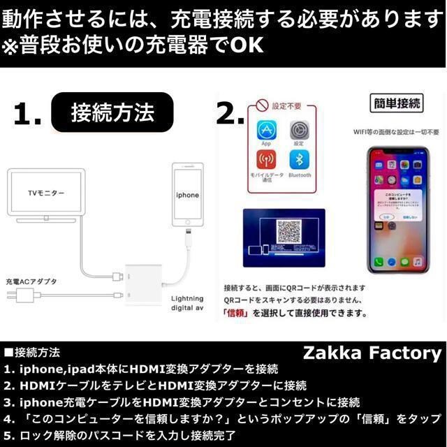 iphone ipad HDMI  ϊA_v^ P[u X}z er ڑ HDMIP[u  Ɠd/AV 