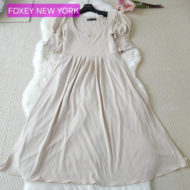 FOXEY NEW YORK ptX[u tA[s[X x[W 38T   uh 