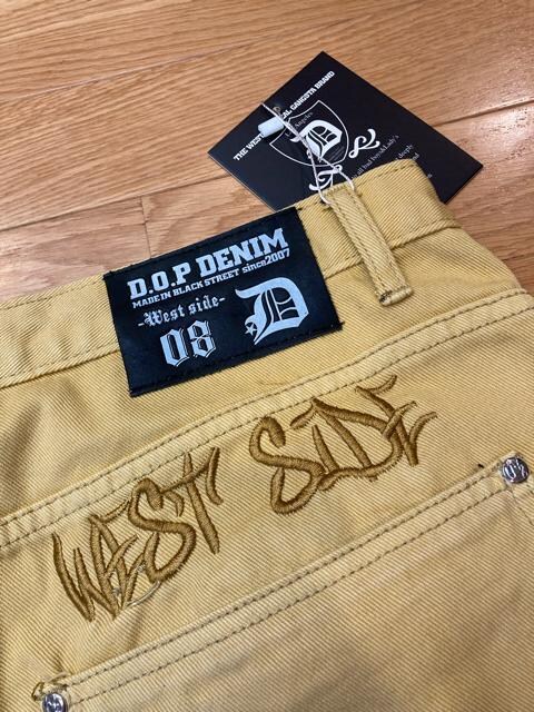 D.O.P DENIM  yF  傫size W44W42  106cm  jt@bV 