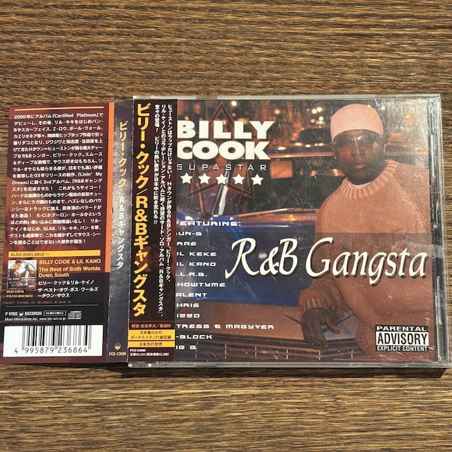 yBILLY COOKzR&B Gangsta   CD/DVD/rfI 