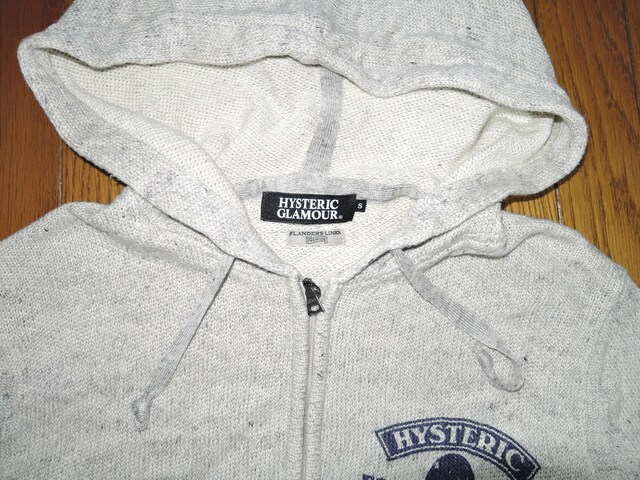 HYSTERIC GLAMOUR qXebNO}[  Wbv jbg p[J[ S D K[ S LOGO LINEN  uh 