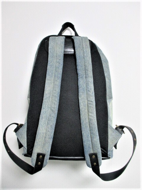 DIESEL リュック デニム ヴィンテージ加工 ブルー系 DIESEL - 【新品未使用】 DIESEL ディーゼル リュック デニム