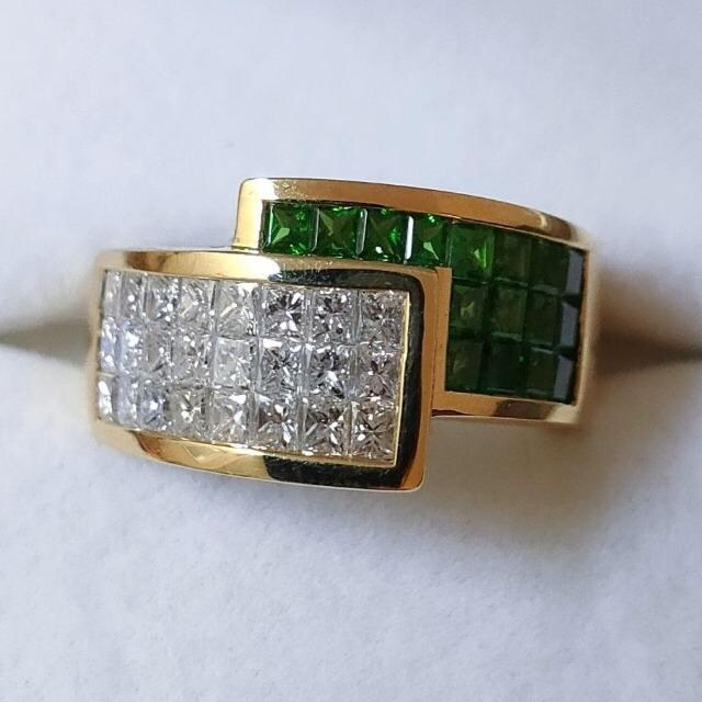 _Ch~O[K[lbg ~Xe[ZbeBO K18YG 1.10ct 1.05ct 8.4g   ANZT[/v 