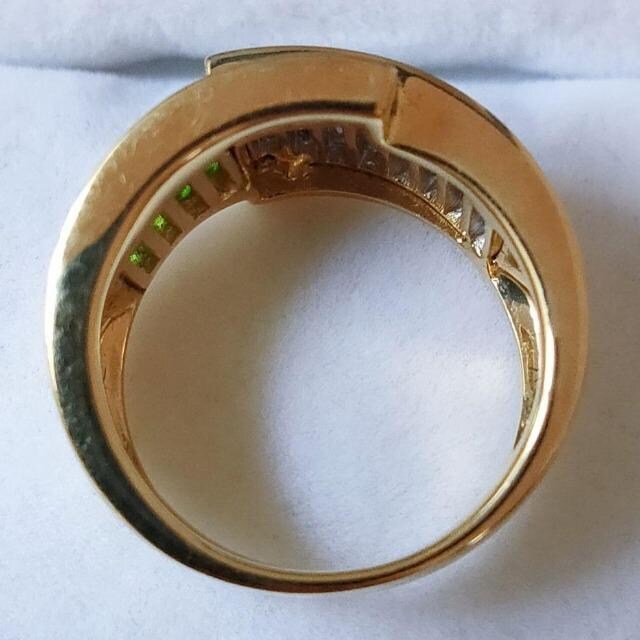 _Ch~O[K[lbg ~Xe[ZbeBO K18YG 1.10ct 1.05ct 8.4g  ANZT[/v 