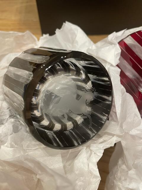 NARUMI GLASS WORKS ƐԂ̃bNOX 2Zbg  CeA/Ct 