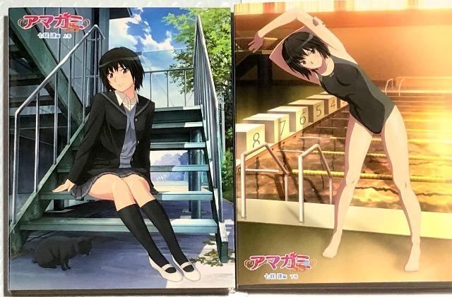 「激安」アマガミSS 七咲逢編 上巻　下巻　Blu-ray 布ポスター付き 激安」アマガミSS 七咲逢編 上巻 下巻 Blu-ray 布ポスター付き