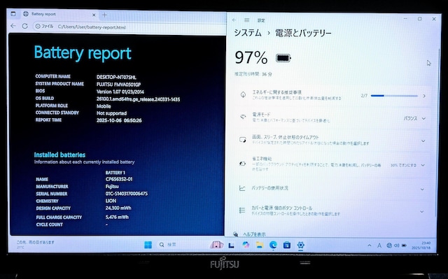 m[gp\R Windows11 Office FUJITSU LIFEBOOK Corei5 8GB SSD256GB  PC{/Ӌ@ 