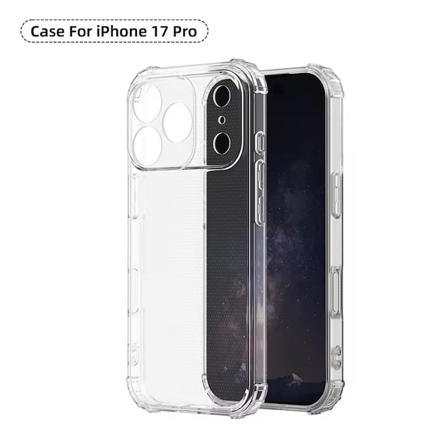 iphone17 Pro NA o[ VbNy P[X TPU \tg Jo[ NA  iphone 17 pro   Ɠd/AV 