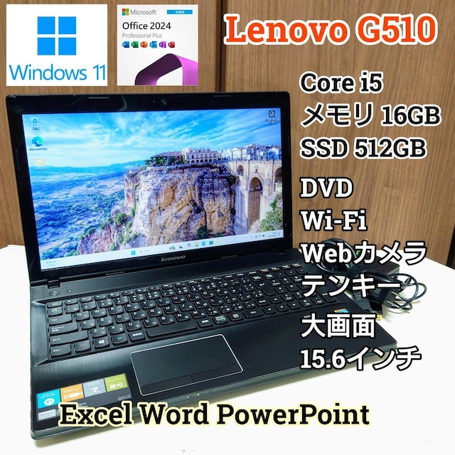 Lenovo Corei5 RAM16GB SSD512GB Windows11 Windows11 m[gp\R Office   PC{/Ӌ@ 