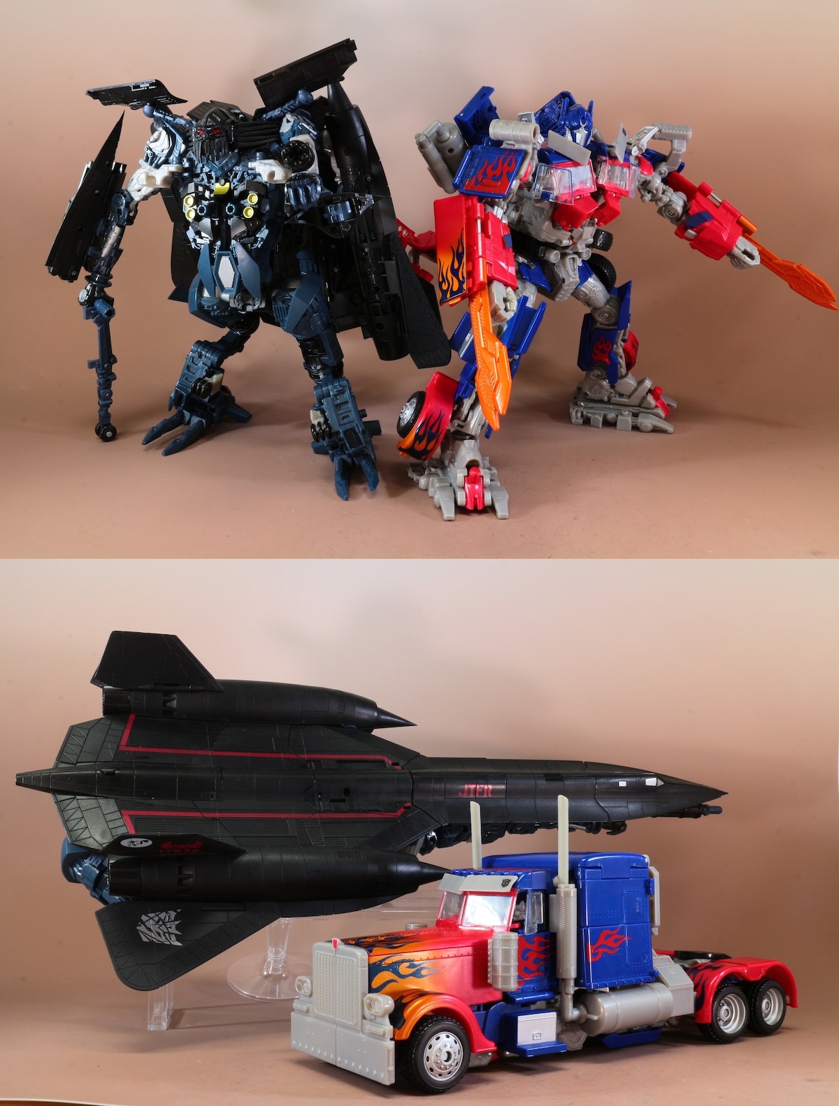 中古 トランスフォーマー RA01オプティマス＆RA13ジェットファイヤー 中古 トランスフォーマー RA01オプティマス＆RA13ジェット