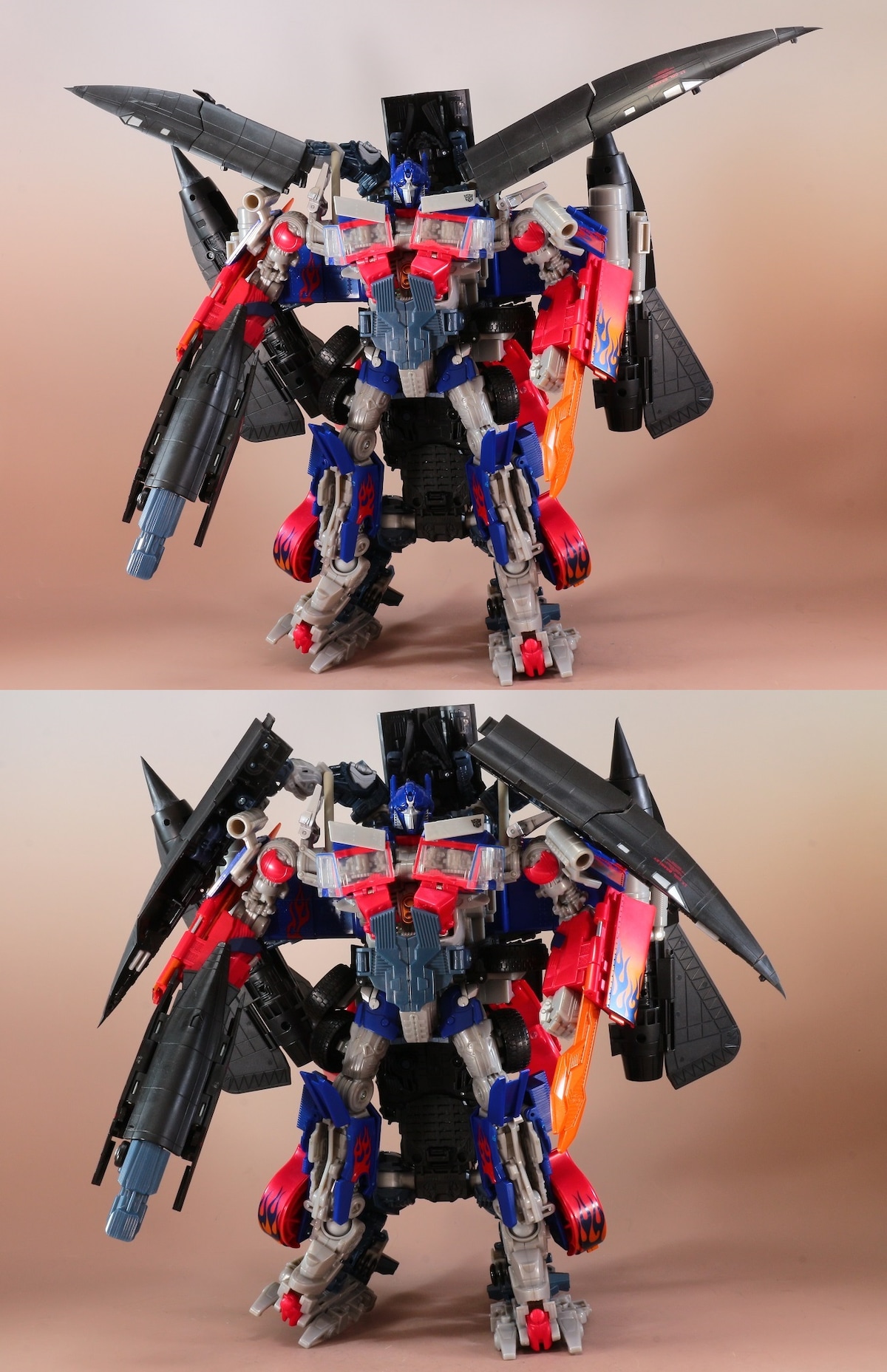 中古 トランスフォーマー RA01オプティマス＆RA13ジェットファイヤー 中古 トランスフォーマー RA01オプティマス＆RA13ジェット