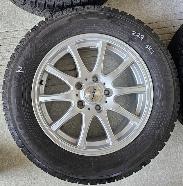 ZACK JP-102 6.5J +53 PCD114.3 Rn} ACXK[h iG60 ~悤4{Zbg 215/60R16  /oCN
