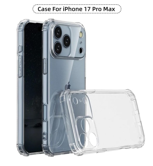 iphone17 ProMax NA o[ VbNy P[X TPU \tg Jo[ NA  v}bNX   Ɠd/AV 