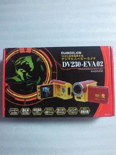 新品【値下げOK】エヴァンゲリオン デジタルムービーカメラDV230-EVA02 エヴァンゲリオン デザイン デジタル ムービー カメラ DV230