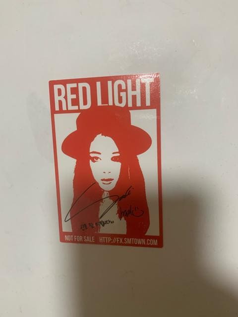 f(x)  \@gJ RED LIGHT  CD/DVD/rfI 