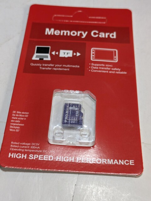  󏭏eʐ@ތ Micro SDJ[h 128MB  [J[LڂȂłB   PC{/Ӌ@ 