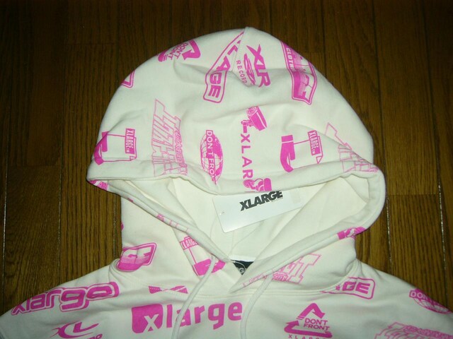 Vi XLARGE GNXg[W XEFbg p[J[ S  SLOGO vI[o[ PULLOVER HOODIE  uh 