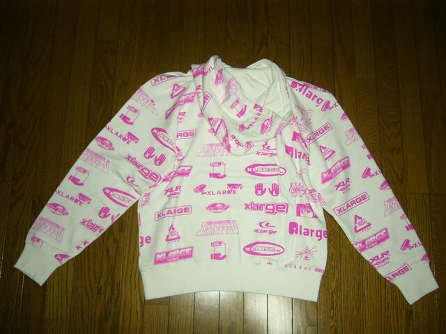 Vi XLARGE GNXg[W XEFbg p[J[ S  SLOGO vI[o[ PULLOVER HOODIE  uh 