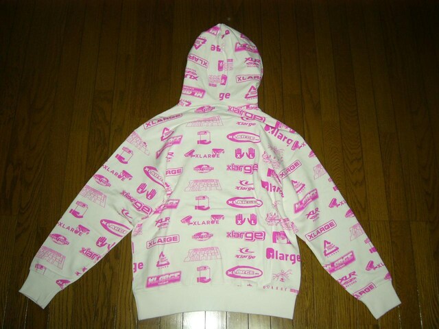 Vi XLARGE GNXg[W XEFbg p[J[ S  SLOGO vI[o[ PULLOVER HOODIE  uh 