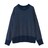 Rananラナン◎バーズアイ柄ニット◎長袖セーター(L)新品