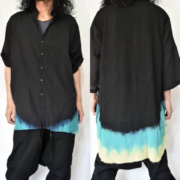 ڱViKMRiiGeorgette Combi Long Shirt / GD@W/1