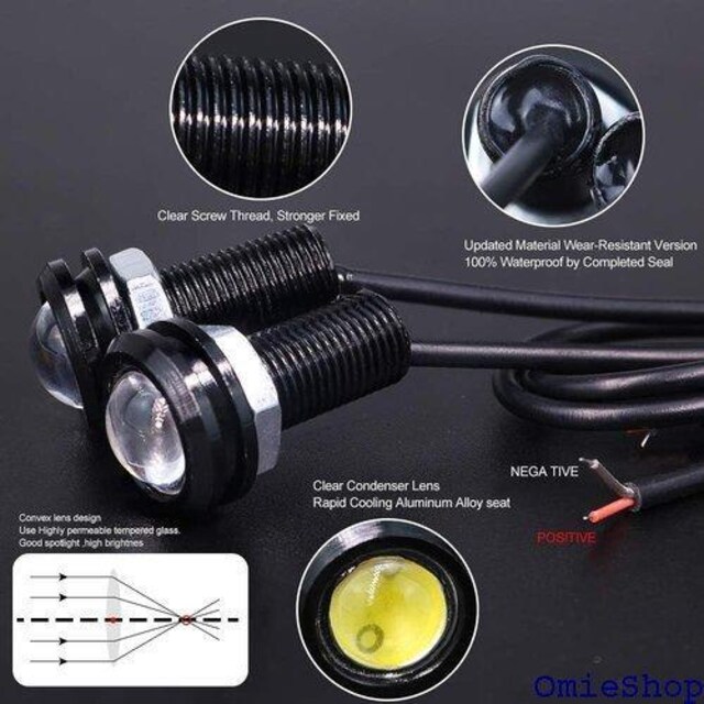 LED fCCg 18mm X|bgCg {g^  Px ߍ݌^ 12Vp 8Zbg zCg 172  /oCN