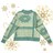 GREENPARKS◎ノスタルジーフラワー柄ニット◎厚手セーター(F)美品