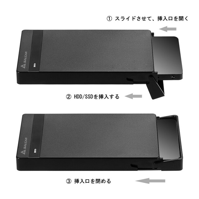 USB3.0 2.5C` 9.5mm/7mmΉ HDD/SSDP[X