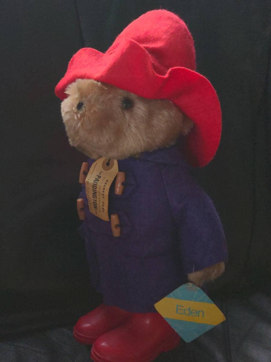 1980年代 ヴィンテージ パティンドンベア Eden Toys社製 パディントン/パディントンベア/ぬいぐるみ/Eden社/1981年製/紙