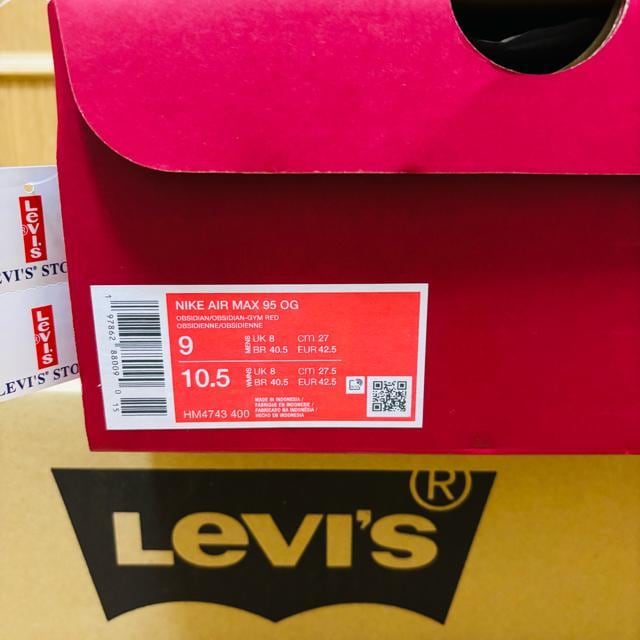 27cm Levi's ~ Nike Air Max 95 OG "Denim Blue"  uh 