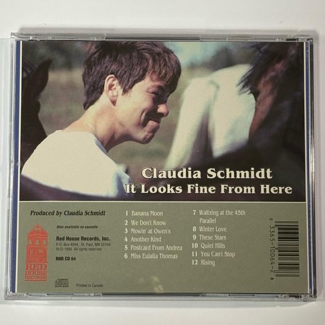Claudia Schmidt / It Looks Fine from Here  CD/DVD/rfI 
