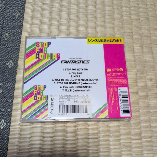 STOP FOR NOTHING  CD/DVD/rfI 