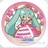 初音ミク ピンク D賞缶バッチ セガラッキーくじ 初音ミク オシャレ魔女