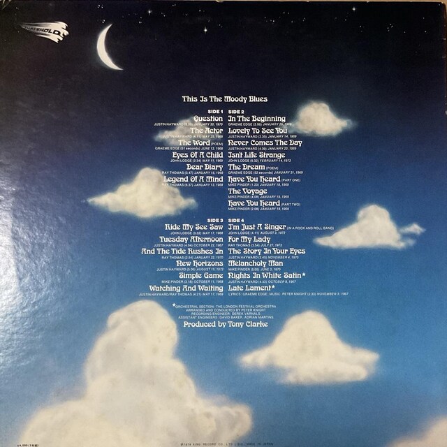 The Moody Blues / This Is The Moody Blues.   No3-12  CD/DVD/rfI 